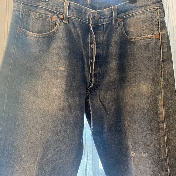 VINTAGE USA LEVIS 501 🔥 33/31 - Picture 14 of 16